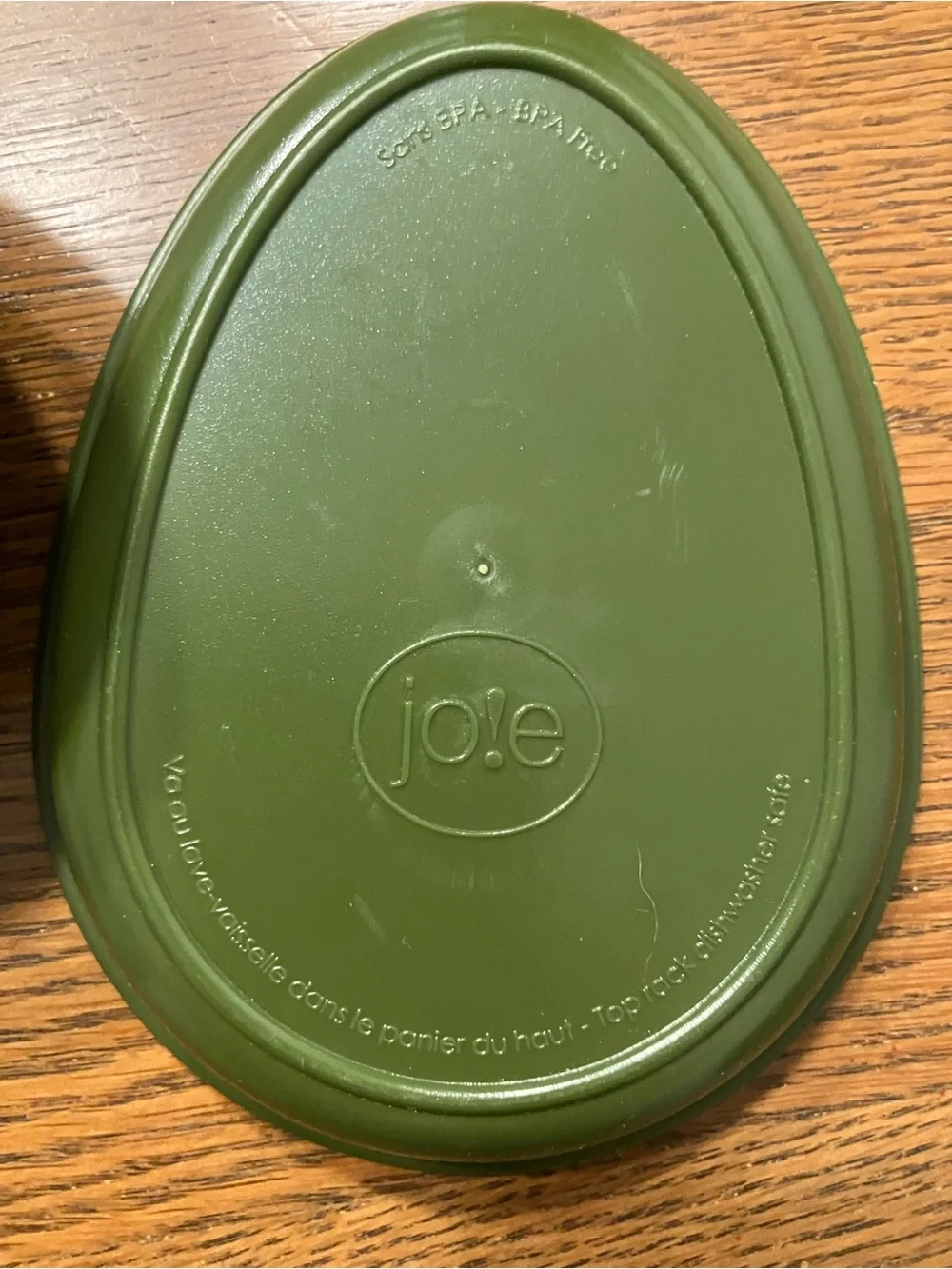 Joie Olive Green Avocado Storage Keeper Container